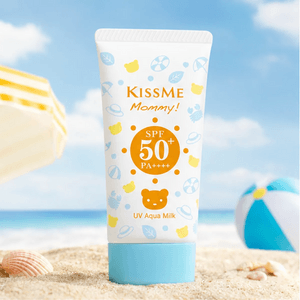日本ISEHAN伊势半 KISS ME MOMMY! 儿童防晒乳 SPF50+ PA++++ 50g【80%食品级成分·温和不刺激】