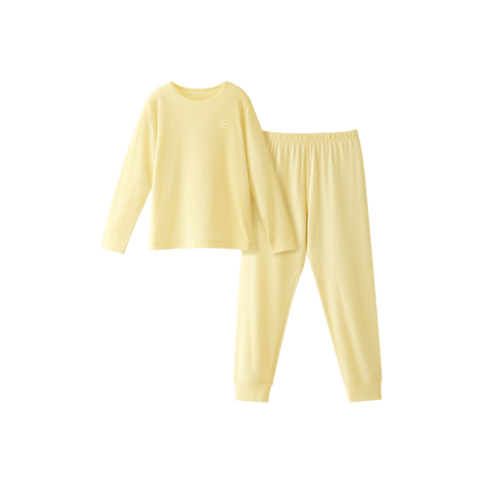 Kid's Pajamas Set Loungewear 311S Yellow 120cm