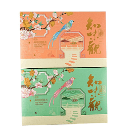 Reunion Mooncake Gift Box,12 Pcs  21.16 oz[Cantonese Low-Sugar Osmanthus Eight Treasures+Pineapple+Lotus Seed Paste+Rose