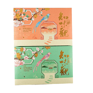 知味观 知味团圆月 月饼礼盒 4味12枚入 600g【广式低糖桂花八珍+凤梨+莲蓉+豆沙玫瑰】【人气中秋礼赠】