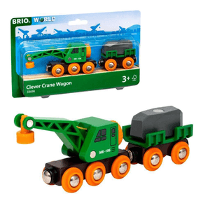 Brio Clever Crane Wagon 33698