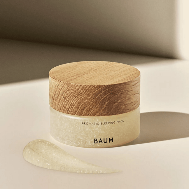 日本BAUM葆木 愉悦芳香睡眠面膜 啫喱清爽不粘腻  天然树木精油 80g 舒缓放松 水润饱满 明亮保湿 修护屏障 敏感肌适用