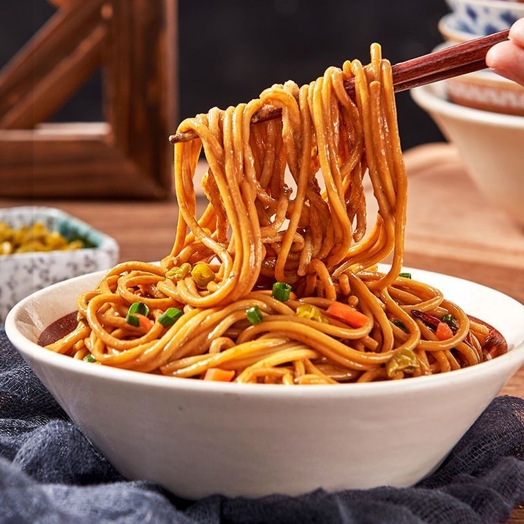 暢風坡 地道武漢熱乾麵 鹼水麵 麵條 掛麵 速食方便麵 拌麵150g*1袋 早餐宵夜 【內含調料包】 3