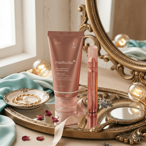 Collagen Night Wrapping Mask, 2.5 fl oz + Collagen Glow Booster Serum, 0.5 fl.oz.【Value Pack】