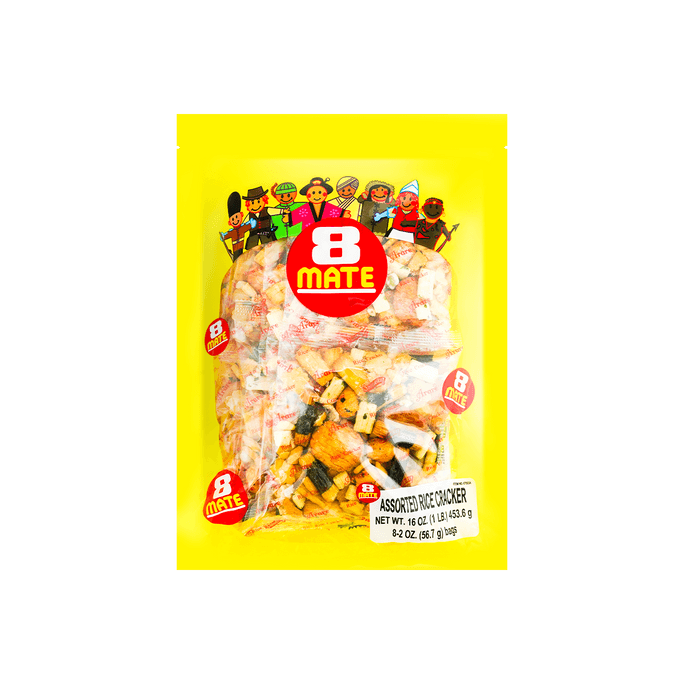 Rice Cracker 8 Mate Mix Arae 453g