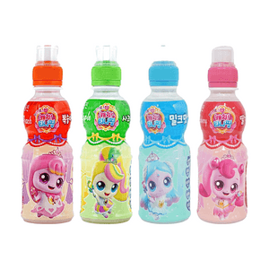우유맛 음료+딸기맛 음료+사과맛 음료+복숭아맛 유산균 음료, 31.10 fl oz【4가지 맛 4가지 콤보 팩】