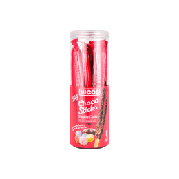 韩国NICOS 跳跳糖巧克力棒 144g 【上头跳跳糖】【不甜腻 厚脆饼干棒】 