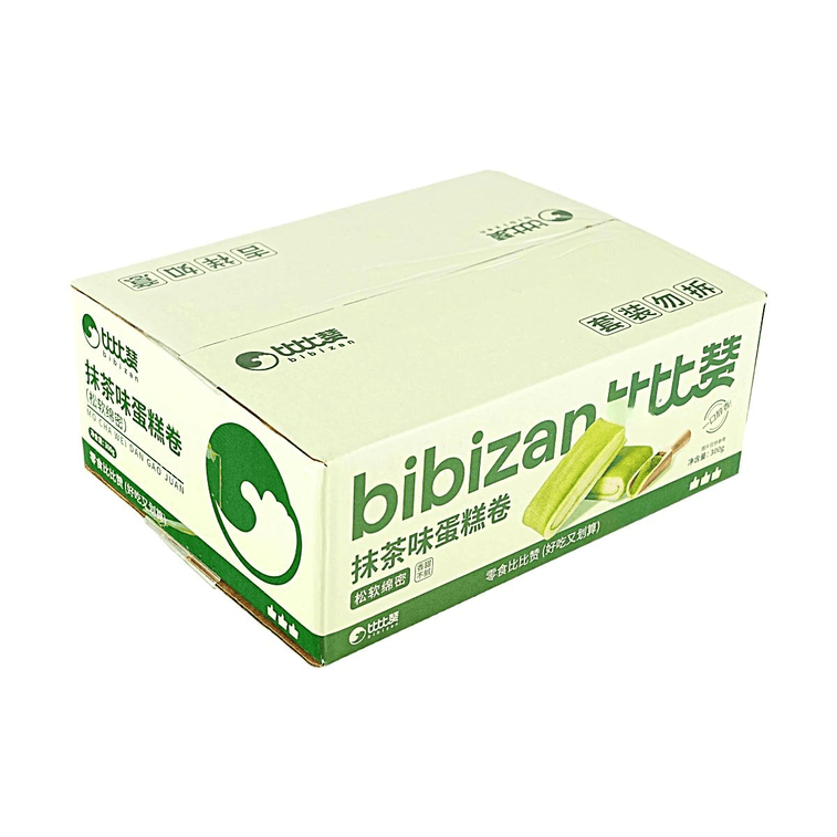 比比贊 抹茶口味蛋糕卷 毛巾捲 300g【新鮮短保】【早餐下午茶點心】 6