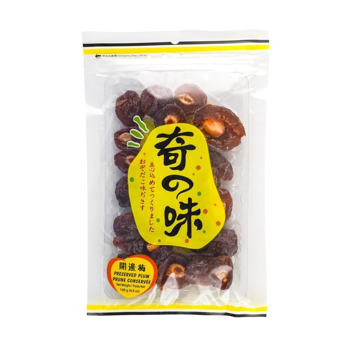 奇之味 開邊梅 梅子蜜餞 140g