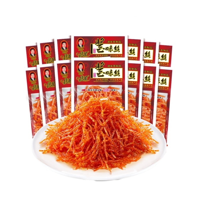 Sauce-flavored shredded spicy strips 20g*1 bag.