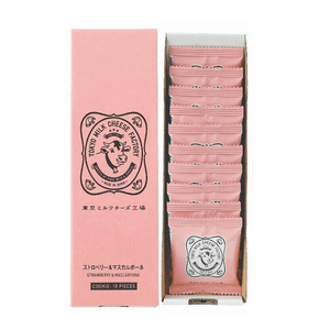 TOKYO MILK CHEESE FACTORY Tokyo Milk Cheese Factory strawberry Cookies 10 pieces