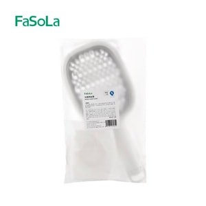 FaSoLa 双面抛丝器 切菜器神器 粗细一体 切土豆丝 黄瓜丝 胡萝卜丝 不锈钢刨子 正反两用 米色