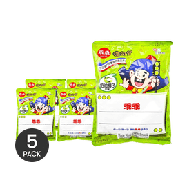 台湾乖乖 造句包 非油炸玉米脆果条 奶油椰子味 52g  *5【5份超值装】【童年回忆 镇机神器】
