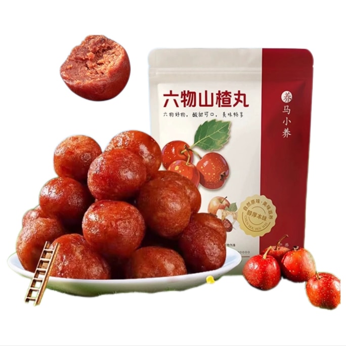马小养 六物山楂丸 陈皮茯苓山药儿童积食开胃休闲零食100g*1袋