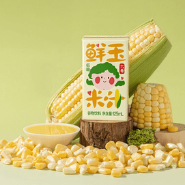 六养 鲜玉米汁 早餐谷物饮料 125ml*4盒【配料干净 低糖低卡 富含膳食纤维】
