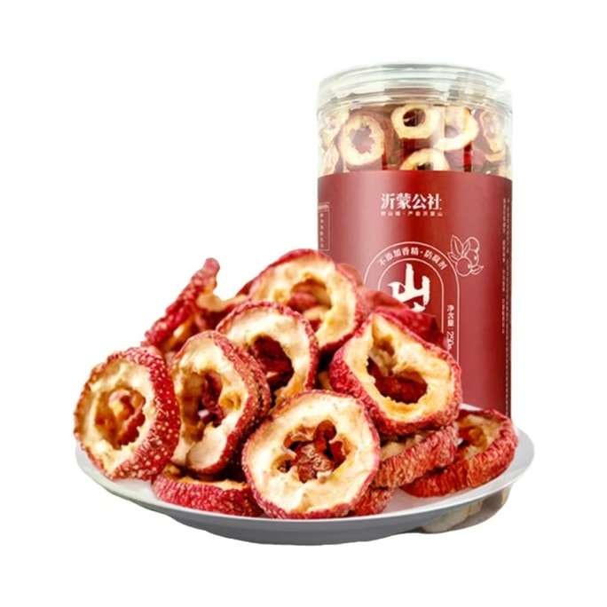 【中國直郵】 沂蒙公社 去核山楂幹(優選罐裝)無核泡水片 250g*1罐