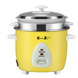 다기능 밥솥 겸 찜기 (3컵 용량, 노란색, 간편 작동)