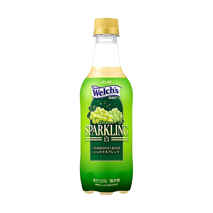 スパークリング白ぶどう 15.22 fl oz 【果汁20%】【微炭酸】
