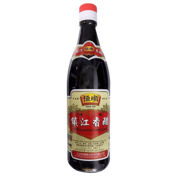 Hengshun ZhenJiang Chinkiang Black Vinegar 18.6 Fl Oz