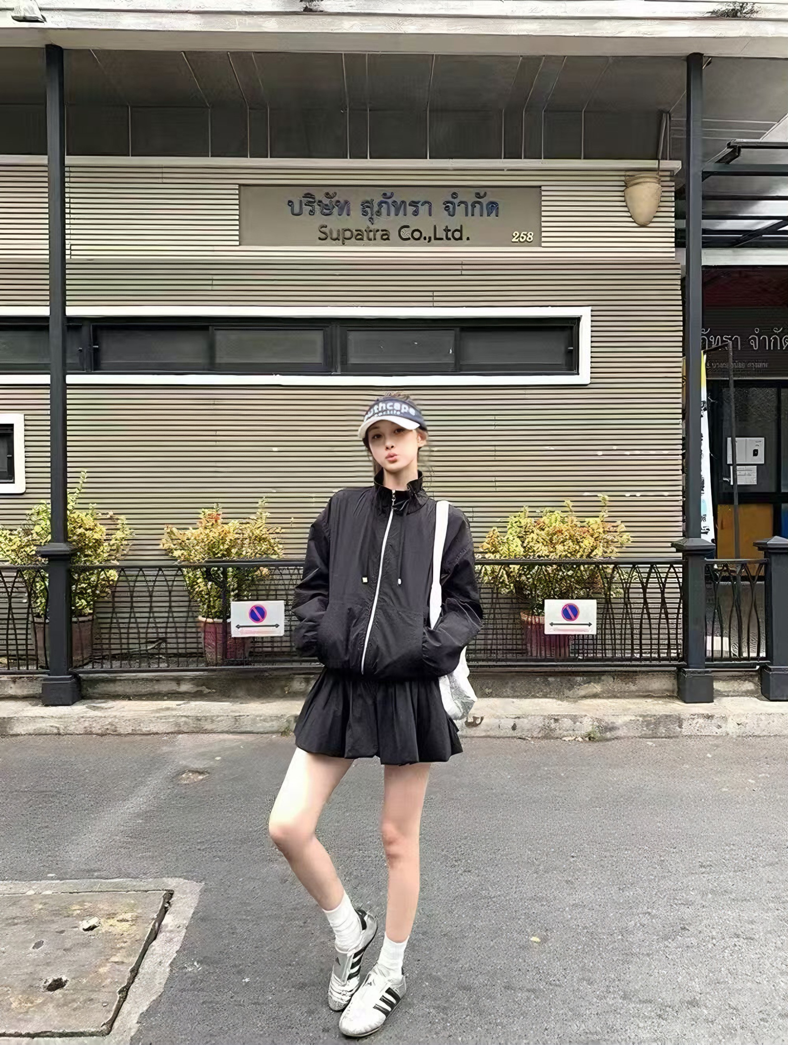 【加拿大直郵】 加拿大 SCENARIO 輕氧感運動服兩件套 均碼 雙色 黑色 均碼