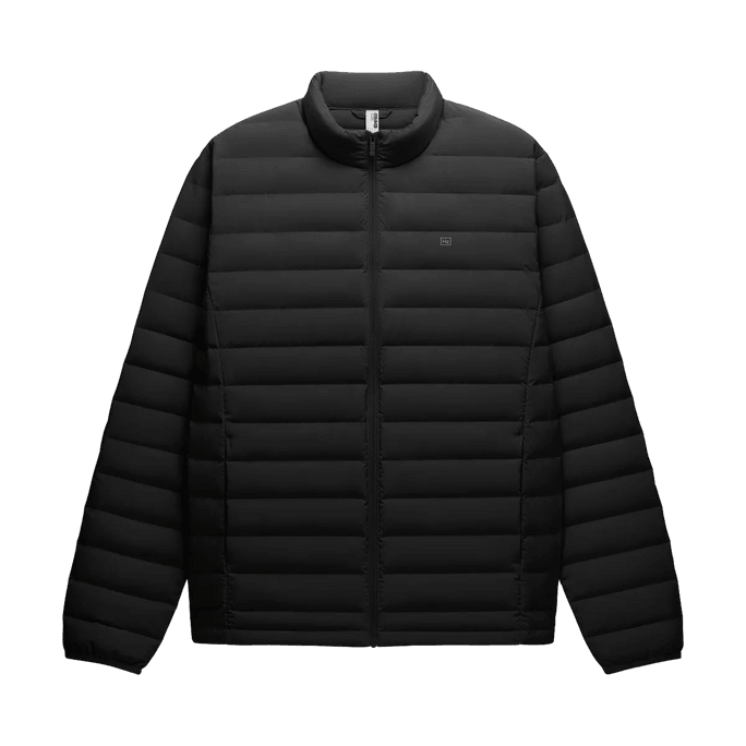 BANANAIN 蕉內氫氣 301Air 男士防風立領修身輕薄羽絨衣 黑色XL