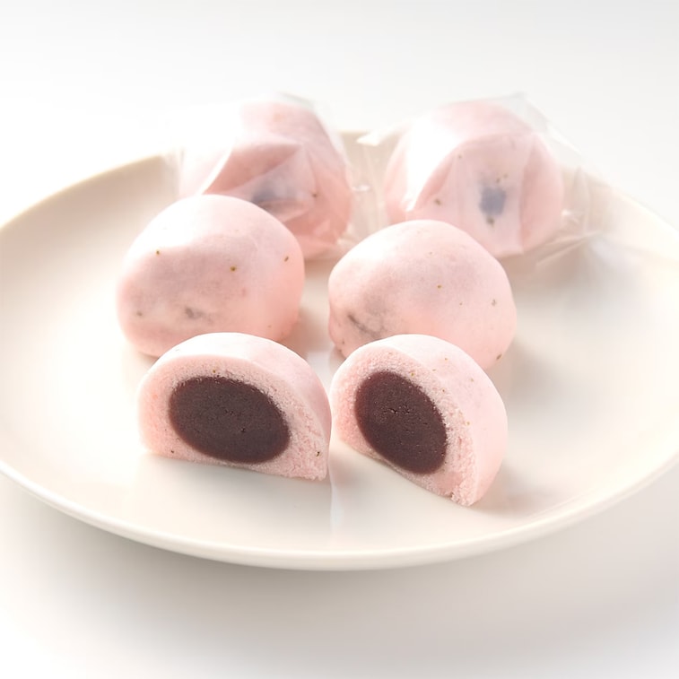 MUJI Sakura Limited Edition Red Bean Mochi 6 pieces | Yami