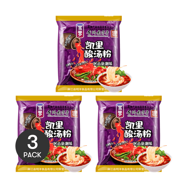 玉夢 凱裡酸湯粉 速食番茄湯米線 時尚新潮味 微辣 195g【貴州風味】 3