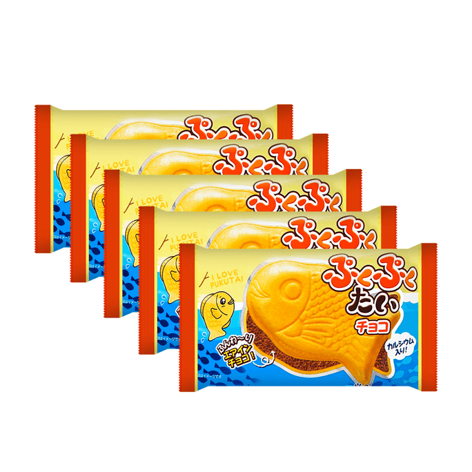 日本MEITO 幸運鯛魚燒 巧克力口味 16g*5包【超值裝】