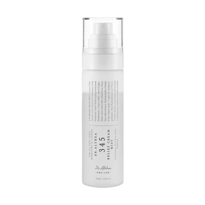 345 Relief Cream Mist, Dual-Layer Hydration, 3.38 fl oz
