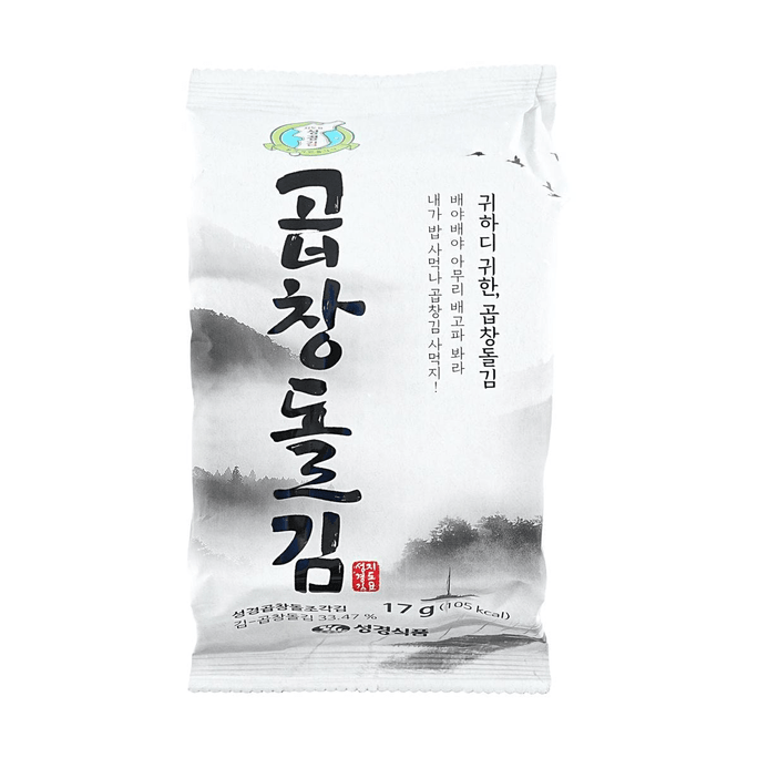 韓國SG FOOD 烤牛腸海苔片 17g