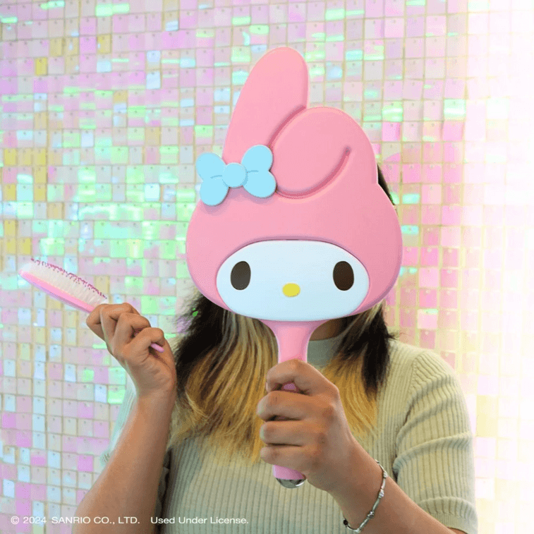 マイメロディ LEDハンドヘルドメイクアップミラー（アメリカンインプレッションドレッシングテーブル） 6