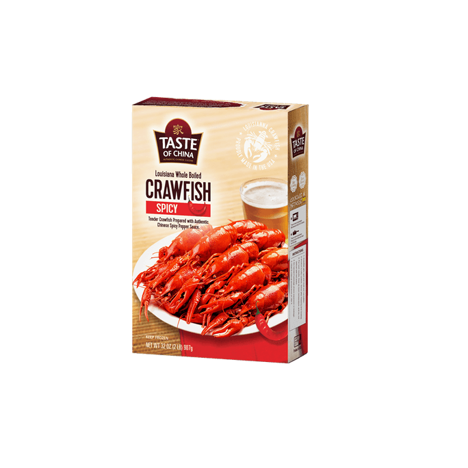 Spicy Louisiana Wholeboiled Crawfish 907g