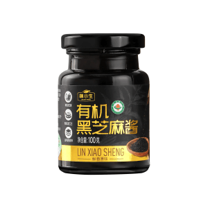 100% Stone Grinding Organic Black Sesame Sauce 100g * 1 Bottle