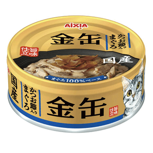 Golden Can Cat Canned Food 70g [With Tuna Blocks + Skipjack Tuna]