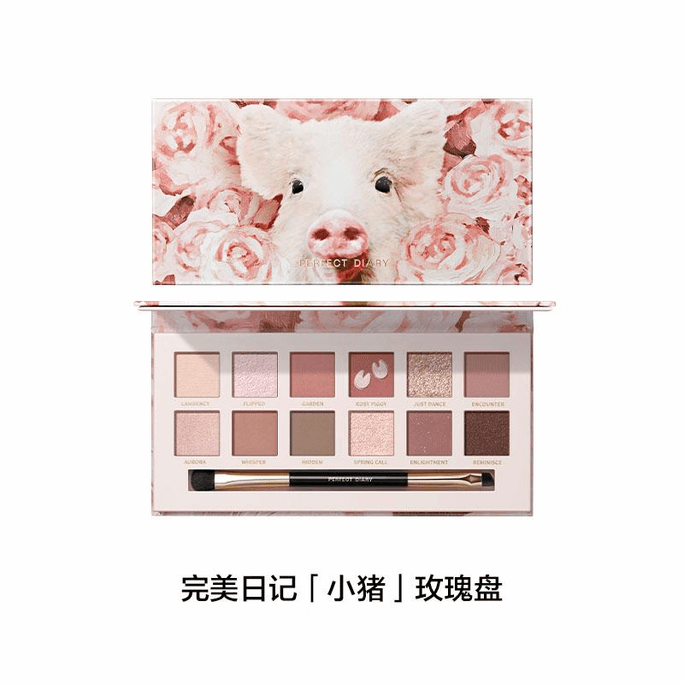 Animal Eyeshadow Pig Palette Twelve Colors  1 Box