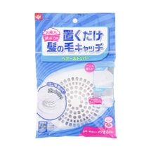 日本LEC 浴室排水口带吸盘防堵过滤网 一件入