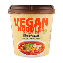 Vegan Noodles Hot and Sour Ramen ,1.97oz 【Non-Animal Ingredients Sura Tanmen】