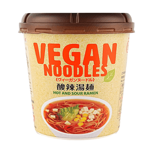 Vegan Noodles Hot and Sour Ramen ,1.97oz 【Non-Animal Ingredients Sura Tanmen】