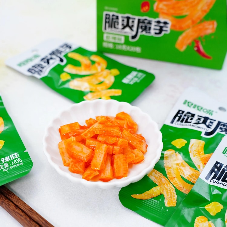 GAGAZUI Konjac Snacks Hot&Sour Flavor 20bags 12.69 oz - Yami.com