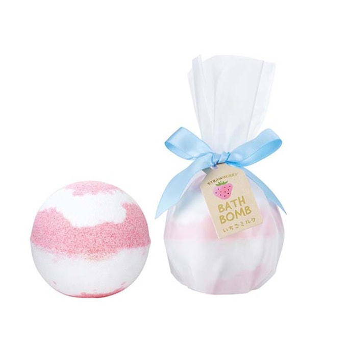 Fruit No Mori Strawberry Milk Bath Ball 150g