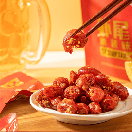 千湖味道x虾皇 麻辣小龙虾尾 30g【吃虾不吐壳 开袋即食 壳酥肉劲】【超香超酥脆】