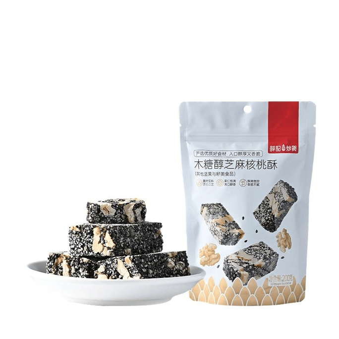 Xue Ji fried goods xylitol sesame walnut pastry traditional handmade pastry snacks 200g * 1 bag
