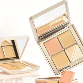 JUDYDOLL橘朵 小白盘五色遮瑕盘 面部黑眼圈泛红斑点瑕疵泪沟遮瑕膏 6g #1.5 中性肤色盘 白皙自然肤色干皮【NEW 滋润PRO】