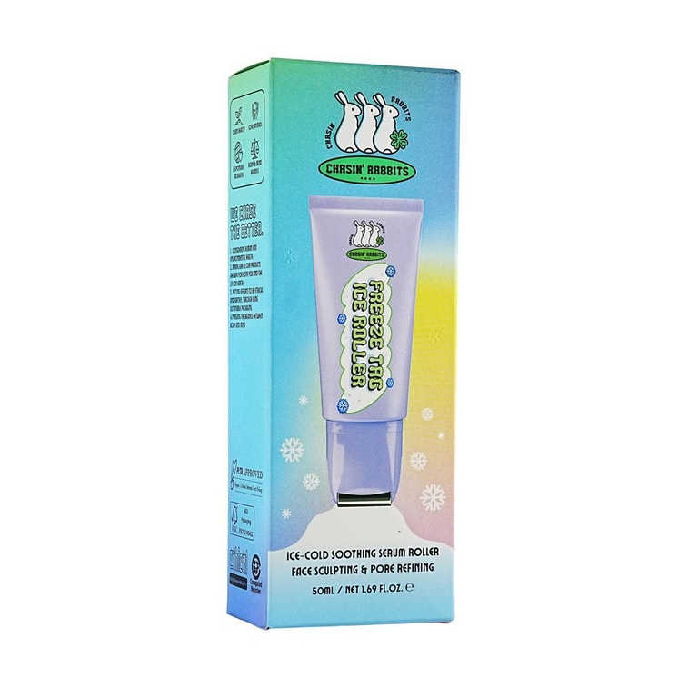韩国CHASIN’ RABBITS追幸兔 滚轮颈霜 冰感按摩啫喱精华乳霜 50ml 紧致提拉 即时降温 立体塑颜 温和沁润舒缓 改善泛红干燥纹 抗氧保湿补水 纯素 5