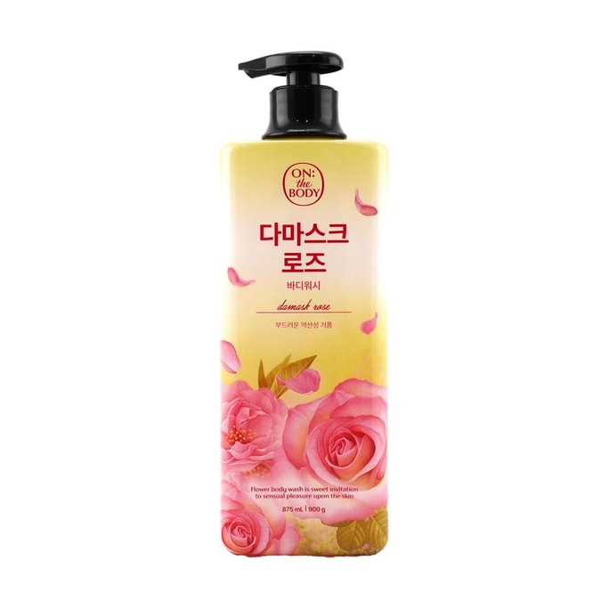 ON THE BODY Darmask Rose Body Wash, 31.7oz.