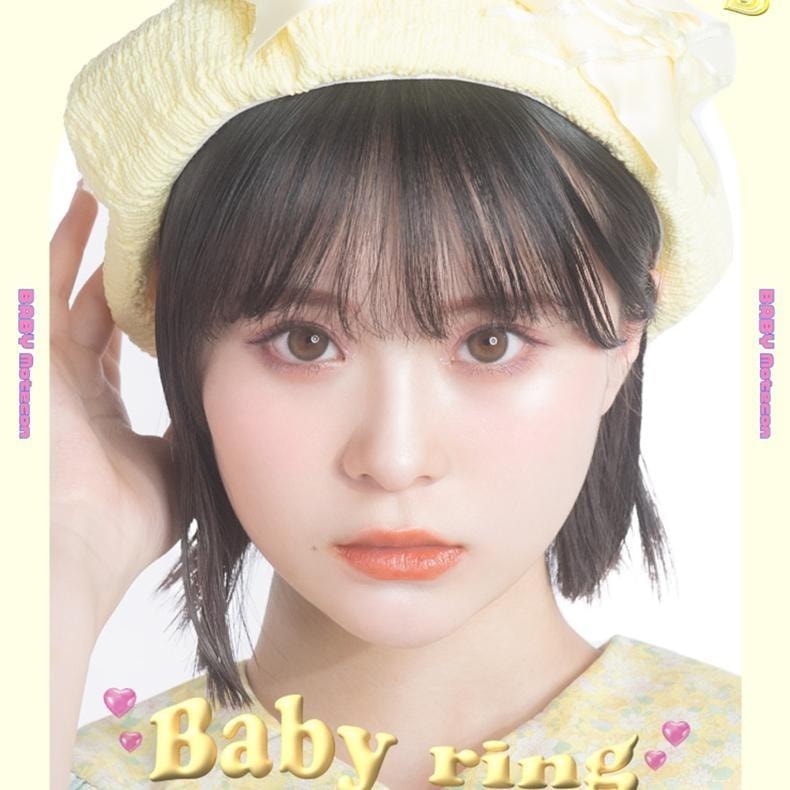 【日本美瞳/日本直邮】Baby MOTECON 日抛美瞳 Baby Ring Mocha「棕色系」10片装  度数-3.50(350)预定3-5天 DIA:15.0mm | BC:8.7mm