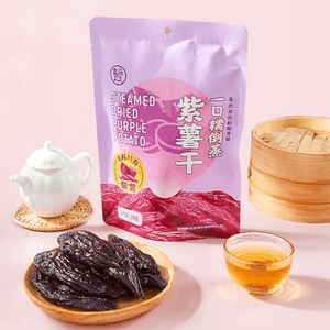 Steamed Purple Sweet Potato , 6.35 oz【Healthy Snacks No Additives】【Yami Exclusive】