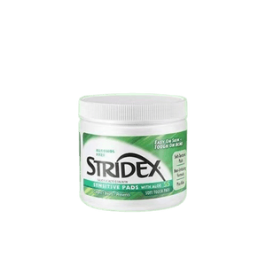 【中国直邮】  Stridex 水杨酸棉片 刷去闭口 祛痘 祛痘印 粉刺黑头 清洁毛孔 1%水杨酸 绿罐 温和型 适合油痘性肌肤 55片*一瓶【程十安同款】