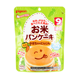 日本PIGEON貝親 寶寶輔食鬆餅粉 早餐點心蛋糕粉 南瓜胡蘿蔔口味 144g 9M+