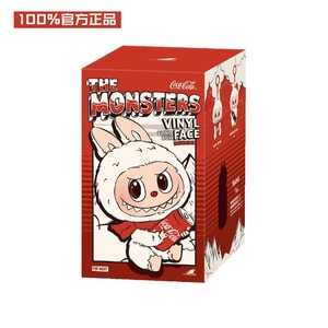 【中国直邮】  POP MART 泡泡玛特 【官方正版】拉布布LABUBU可口可乐系列搪胶脸盲盒 1个 【100%官方正品】【现货直发】